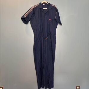 V I N T A G E 70s  para suit jump suit coveralls Retro Trendy Style